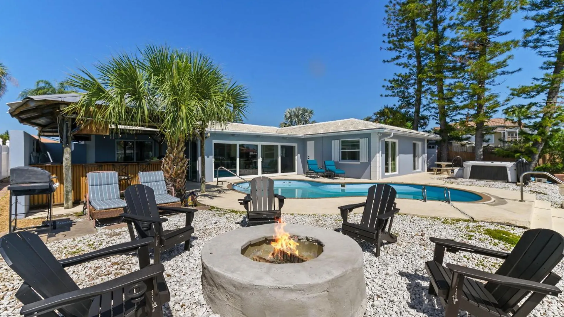 Willa Sleeps 10 Tiki Bar Private Pool Hot Tub Fire Pit Tampa Dom wakacyjny